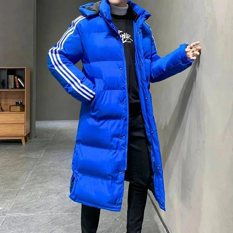 Women's Long Winter Coat with Hooded Design & Relaxed Fit